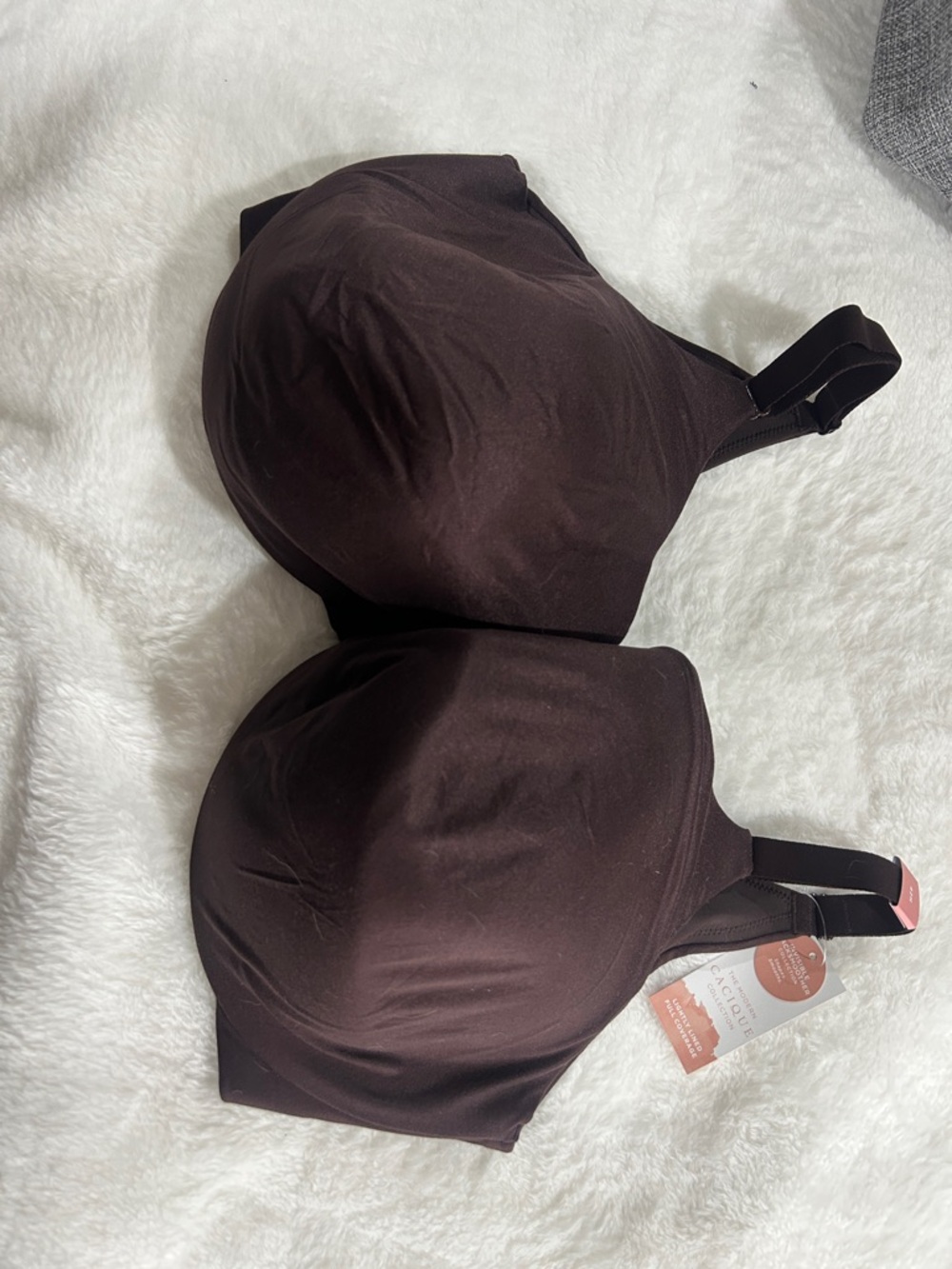 Cacique Smooth T-Shirt Bra in Deep Brown